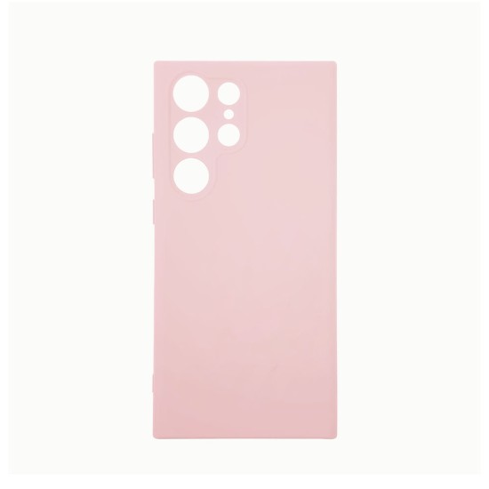 Capa de Silicone Mole para Samsung Galaxy S23 Ultra Rosa